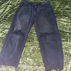 Size 10 American Eagle Cropped Boyfriend Jeans